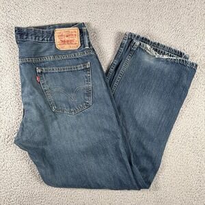 Vintage Levis 569 Jeans Mens 34x32 (36x32) Blue Medium Wash Y2K Loose Straight